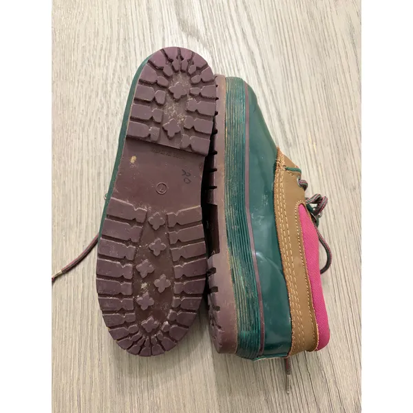 Chill Mark Duck Shoes Green Brown Lace Up Women’s Size 7 - Image 10