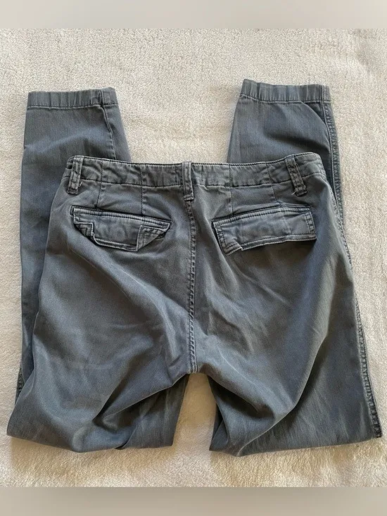 J. Crew Gray/Green Pants size 28 waist - Image 5