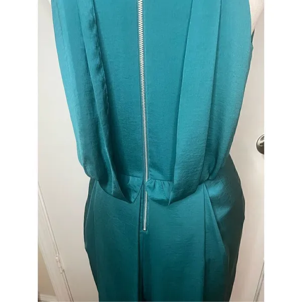 NWT Rebecca Taylor Halter Teal Green Cocktail Mini Dress Size 6 Dinner Datenight - Image 11