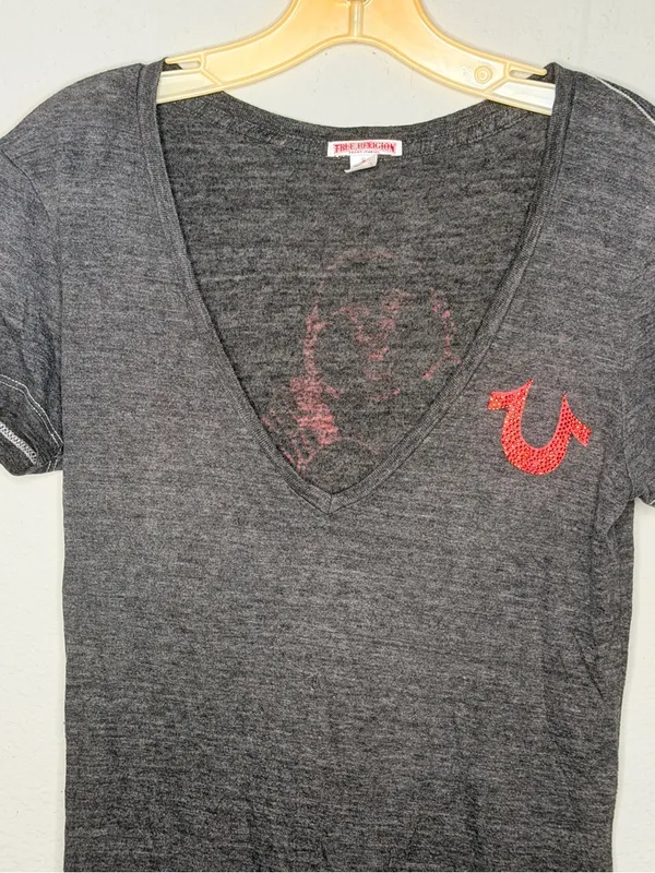 True Religion T-Shirt with Rhinestones - Image 2