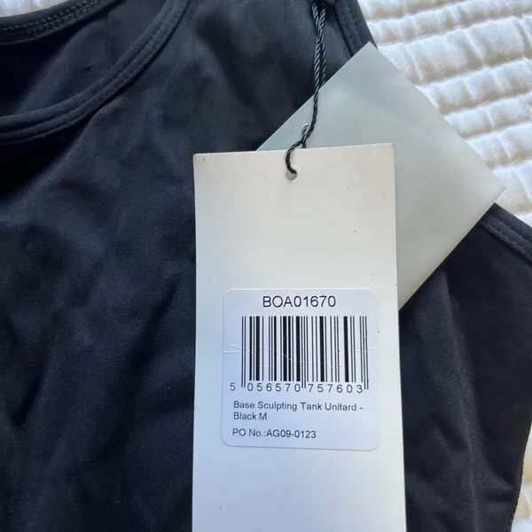 BASE SCULPTING TANK UNITARD Black Size M - Image 9