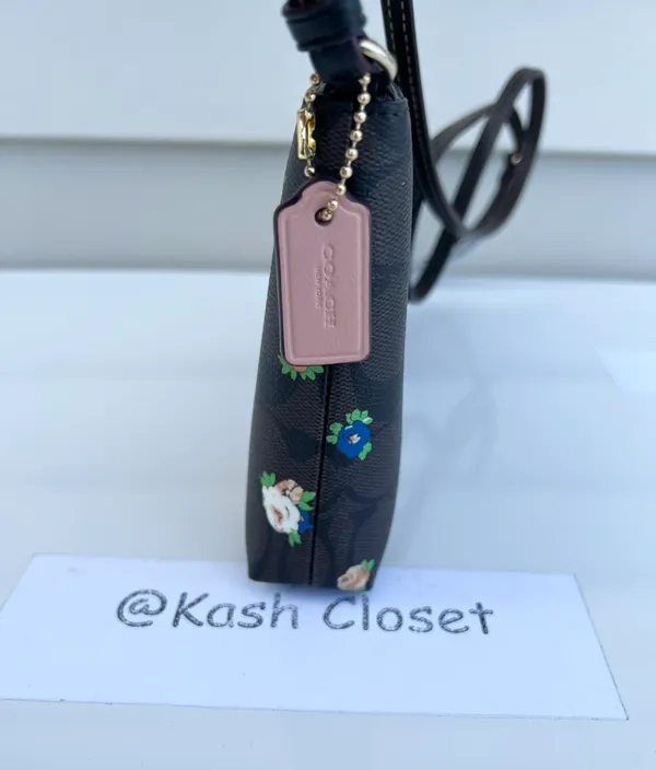Coach Zip Top Crossbody With Mini Rose Print - Image 6