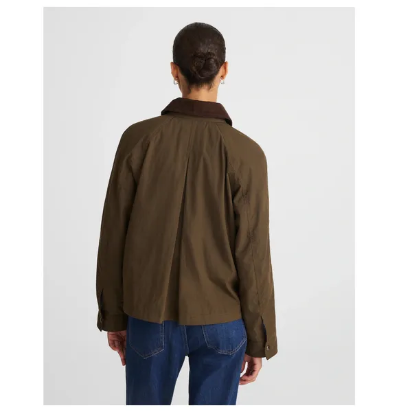 Madewell Waxed Zip-Front Jacket Size Small - Image 2