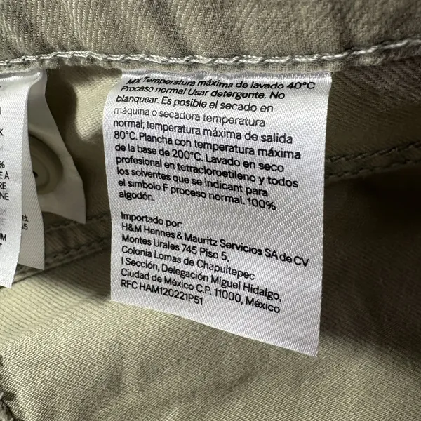 H&M Women khaki Wide‎ Leg High Rise Pants casual vacation lounging 4 NWT - Image 8