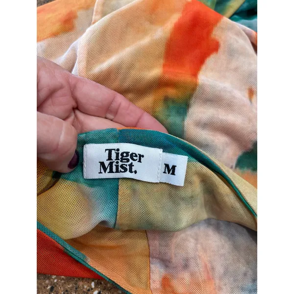 Tiger Mist Flare psychedelic legging, pant size medium - Image 3