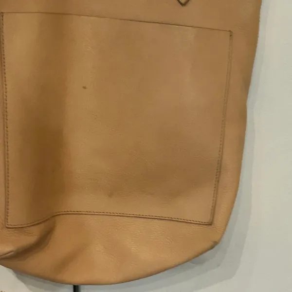 Madewell Leather Tote Bag in Tan - Classic Women's Everyday Bag NWT and Flaws - Image 4
