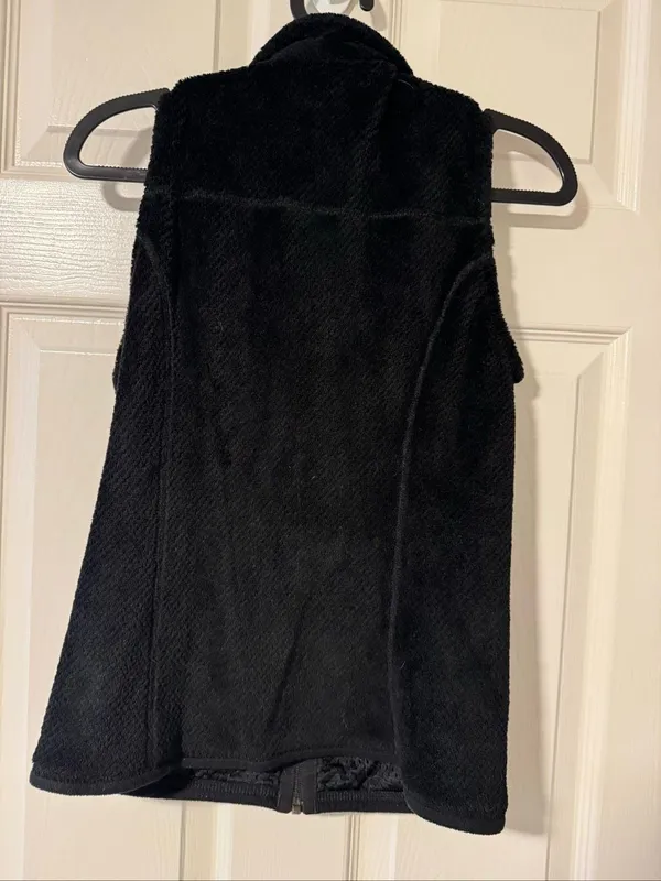 Patagonia Women’s Los Gatos Black High-Pile Fleece Vest Size XS - Image 4