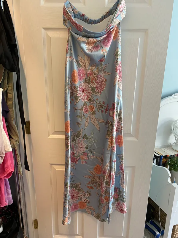 Altar’d State Strapless Midi Dress - Image 3