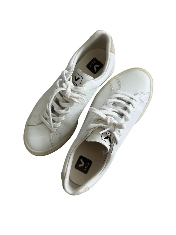 VEJA Women's Esplar White Leather Trainers Sneakers size 8 - Image 3