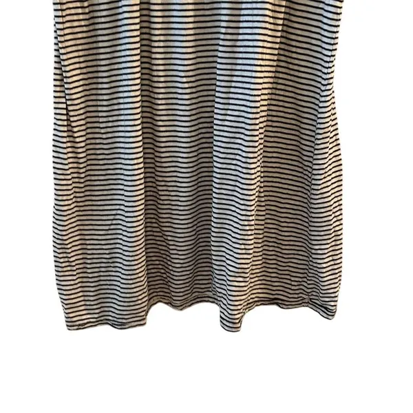 Divided Women's Size 12 Black &‎ White Striped Short Sleeve Dress - Image 10