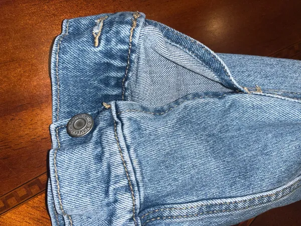 Old Navy Light Wash Denim Trucker Jacket | Size XL - Image 6