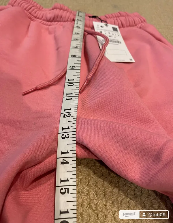 ZARA Long Sleeve Sweatsuit Set With Hoodie And Wide Leg Size S - Image 6