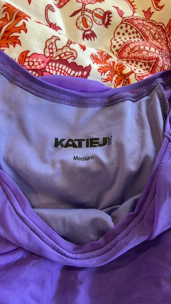 KatieJNYC Dress Purple Size M - Image 2