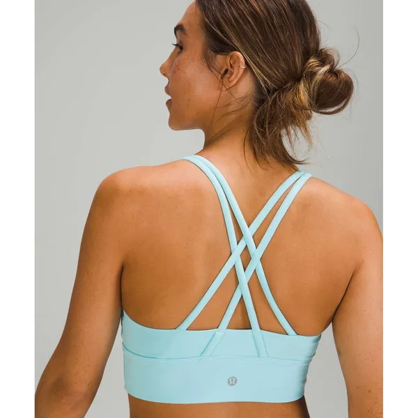 Lululemon Lululemon Energy Bra *Long Line Size 2 W2AV0S Blue - Image 2