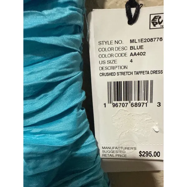 Liv Foster Crushed Taffeta Rosette‎ Mini Dress Size 4 - Image 9