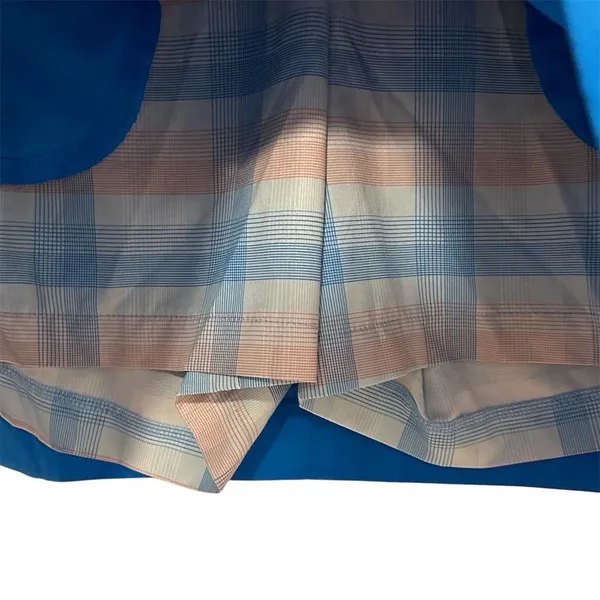 Nike Women's Blue Plaid Skort‎ Size 2 Casual Golf Short Skirt - Image 5