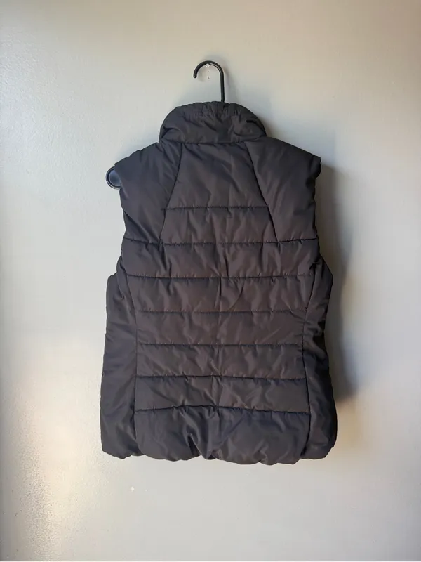 Calvin Klein Performance Women’s Puffer Vest Black Sherpa Lined Size L - Image 6