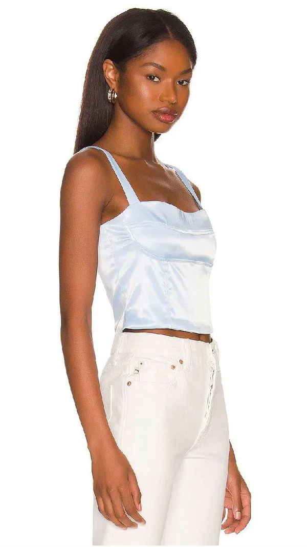 superdown Revolve satin top - Image 2