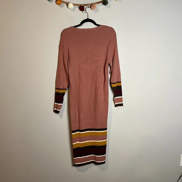 NWT Anthropologie Saturday Sunday Parvati ribbed sweater midi dress - Image 7