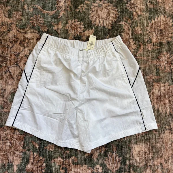 NWT Offline By Aerie Day Off Shorts XS White Athletic Piping Sporty Gorpcore - Image 4