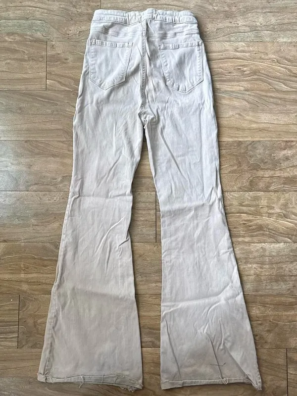 Women’s Flared Pants in Light Beige Tan Size undefined - Image 2