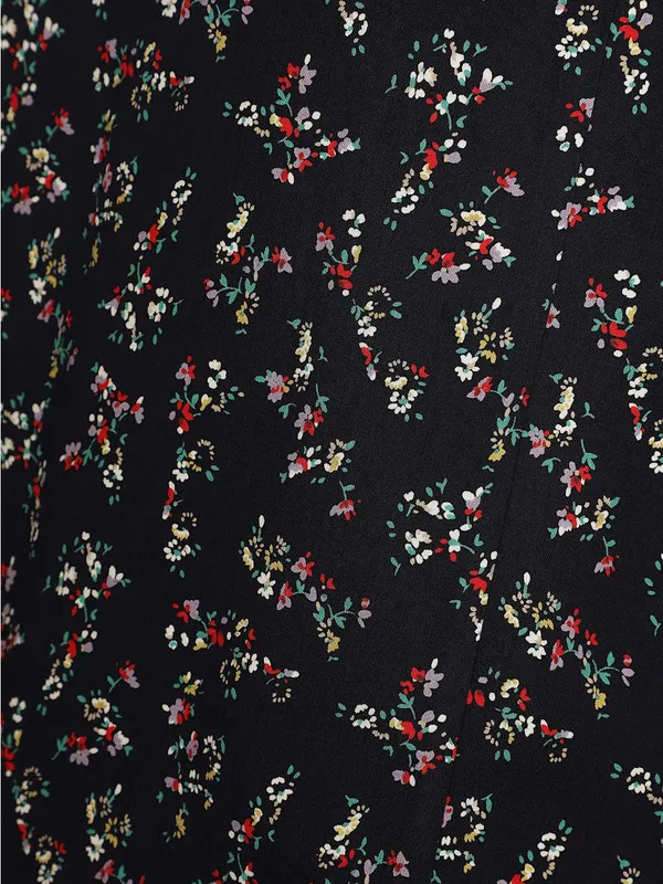 Lulus Bliss Me Navy Blue Floral Print Midi Skirt - Image 5