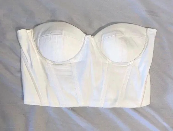 Princess Polly endless love corset top in white - Image 2