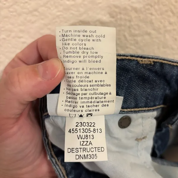PAIGE Distress Denim Daryn Shorts NWOT - Image 5