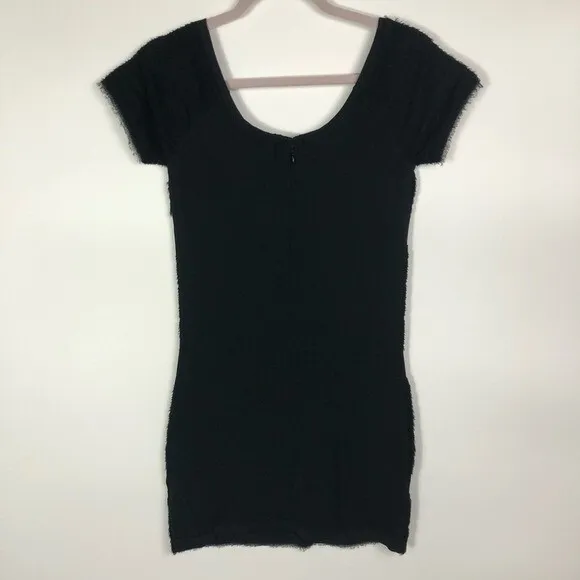 Rag & bone short sleeve silk black dress women's medium‎ - Image 7