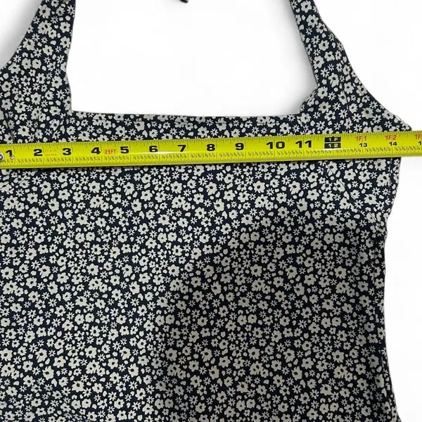 Free People Floral Square Neck Halter Bodysuit - Image 5