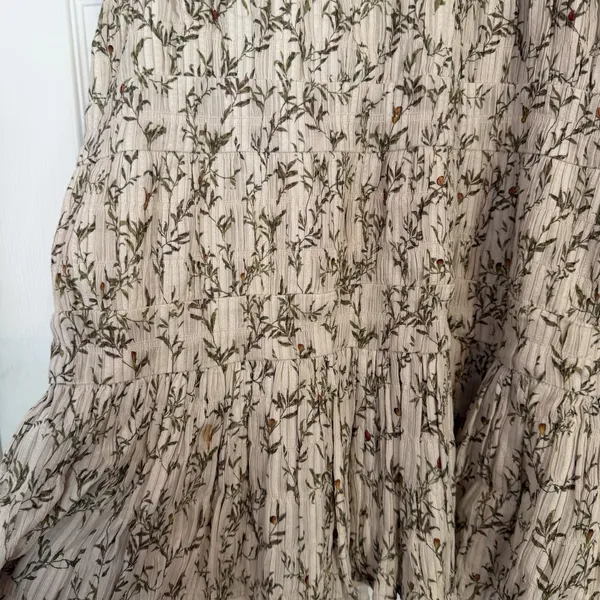 Sir The Label Alba Leaf Printed Mini Dress XS Tie Shoulder Straps Wedding Guest‎ - Image 7