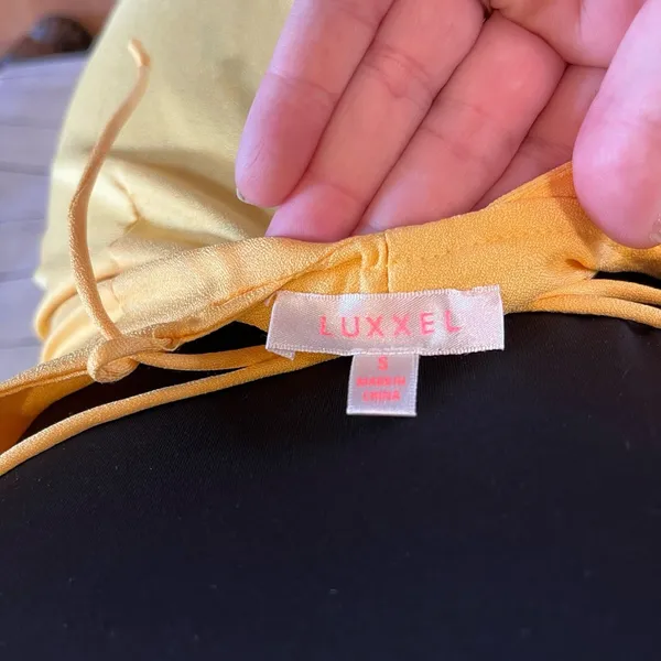 Luxxel Beautiful Yellow Dress - Image 9