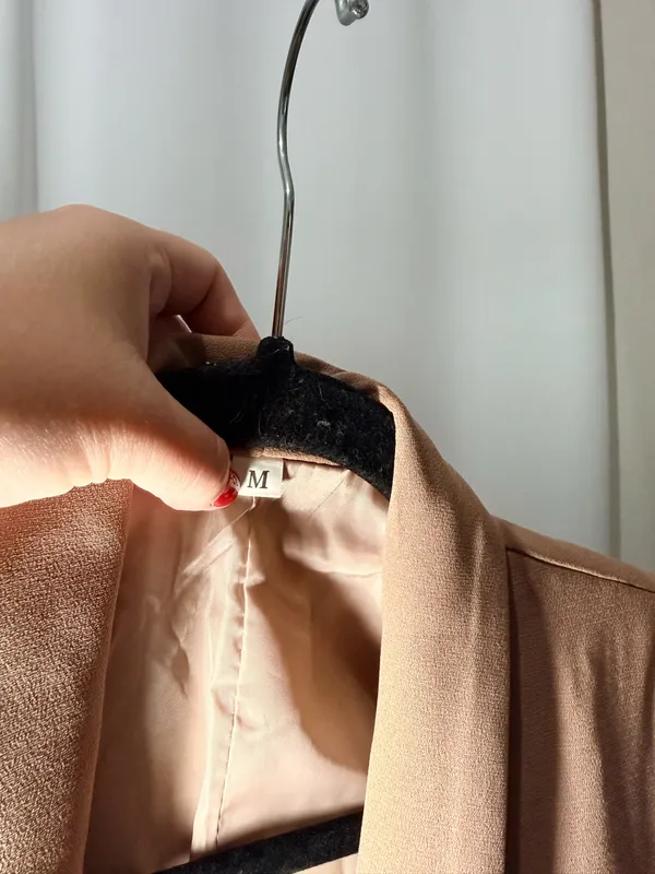 Camel Blazer (M) Brown Size M - Image 5