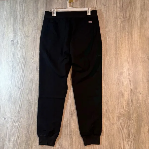 FIGS Zamora Jogger Scrub Pants Solid Black Medical Office Work Women's Size NWT - Image 5