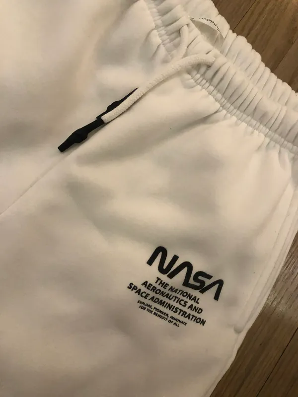 NASA Sweatpants White Size 8 - Image 3