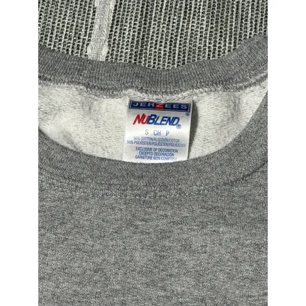 Jerzees NuBlend Kettle Moraine Cross Country Sweatshirt Gray Small KM XC - Image 5