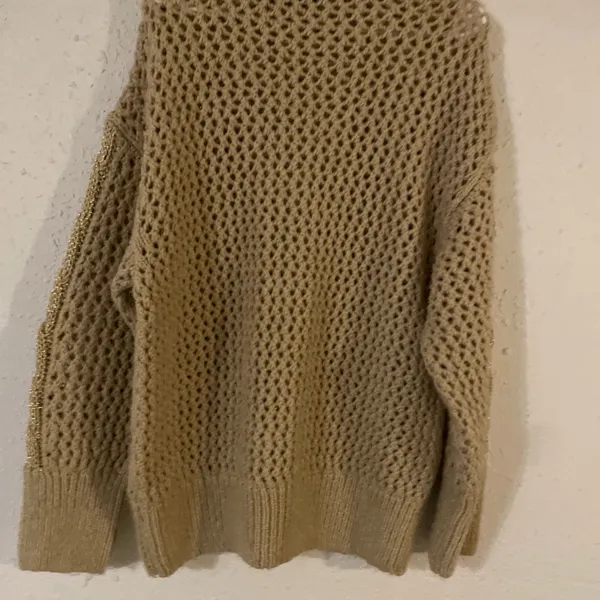 Zara Beige  Knit Sweater - Image 2