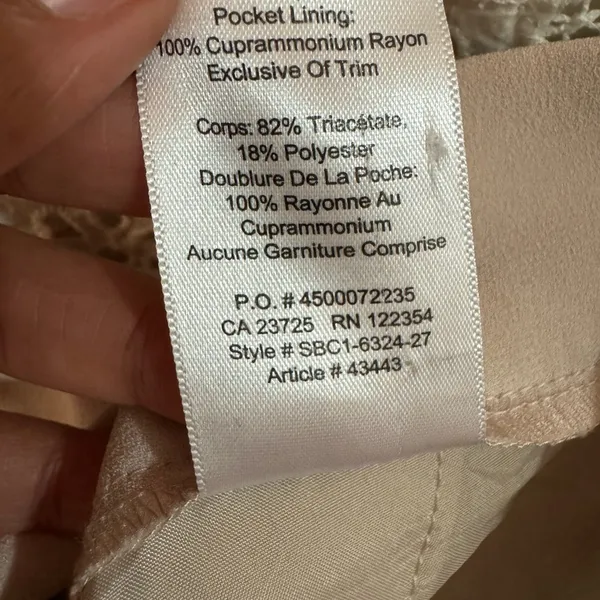 aritzia babaton cohen pants size 4 cream - Image 10