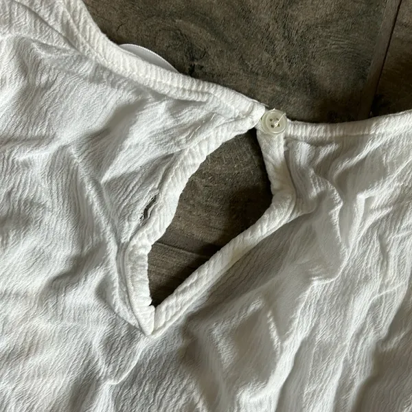 Band of gypsies embroidered white dress - Image 7