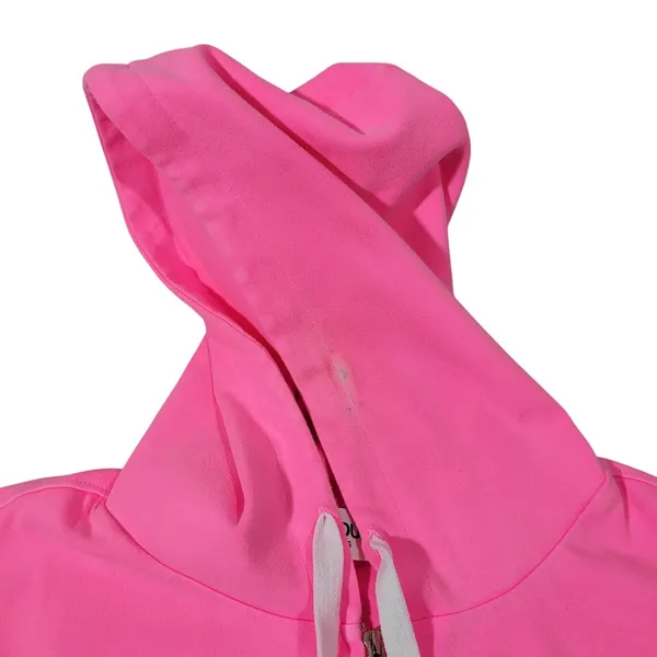 SOUL Cropped Zip‎ Up Hoodie Bright Pink Athletic Casual Womens Size S - Image 7