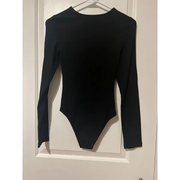 Black Bardot Bodysuit Size xs - Image 6