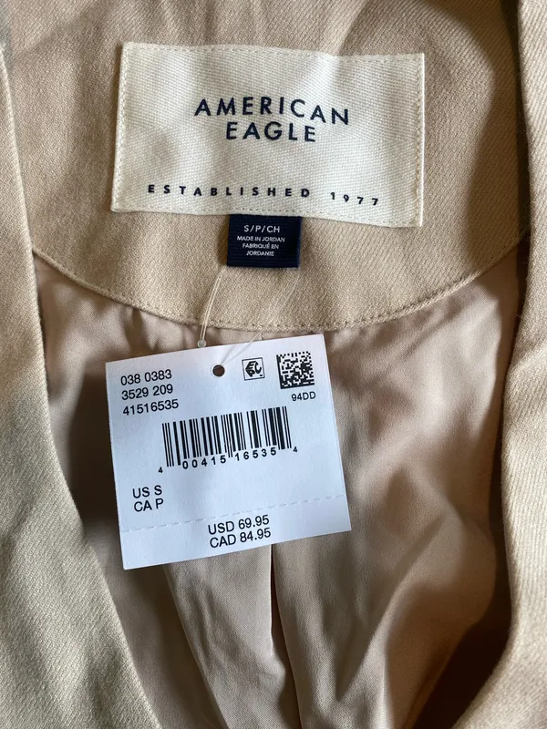 American Eagle cream vest  - Image 2