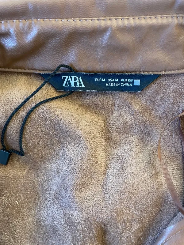 Faux Leather Dress ZARA - Image 4