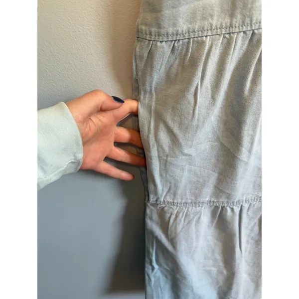 Show Me Your Mumu Birmingham Jean Dress Button Down Size Large 100% Cotton - Image 7