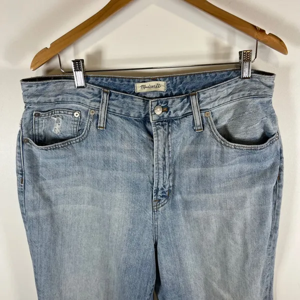 Madewell The Curvy Perfect Vintage Jean‎ Light Wash High Rise Tapered Denim 32 - Image 2
