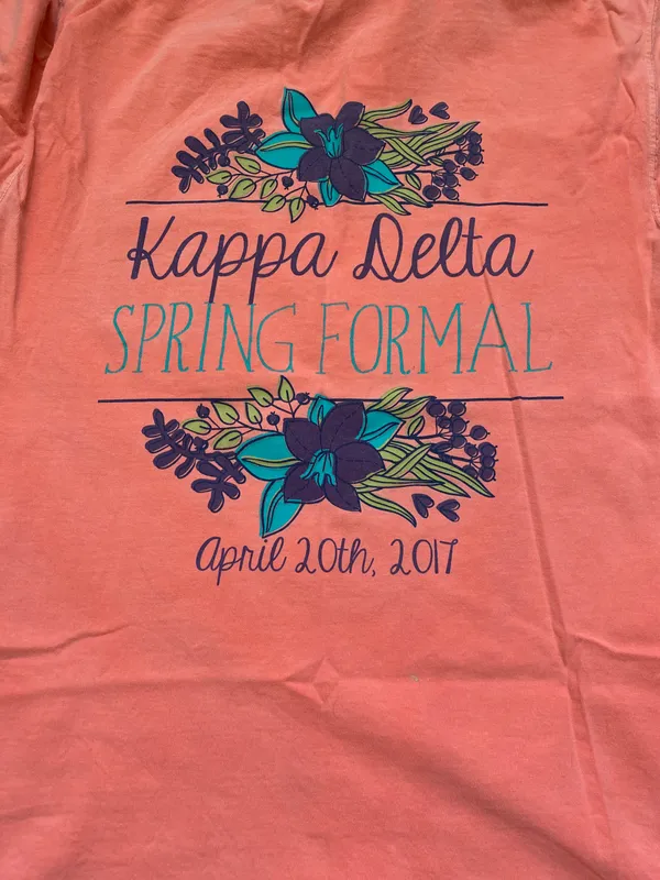 Kappa Delta Tshirt Pink Size M - Image 2
