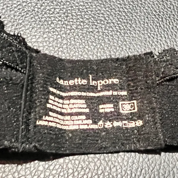 Savage X Fenty Black Lace Detail Bra - Image 3