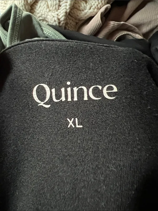 Quince Black Long Sleeve Crewneck Pullover - Image 5