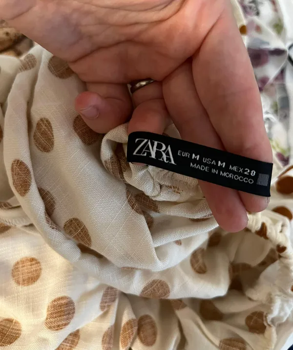 ZARA Polka Dot Dress - Image 3