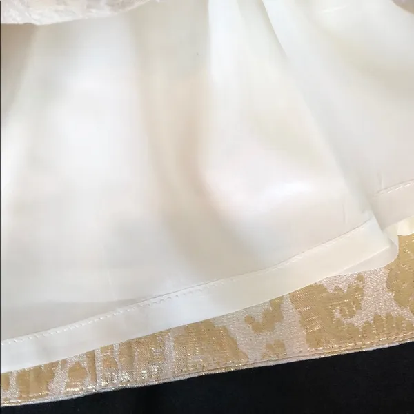 Thoshanna Gold Strapless Cocktail Dress - Image 5